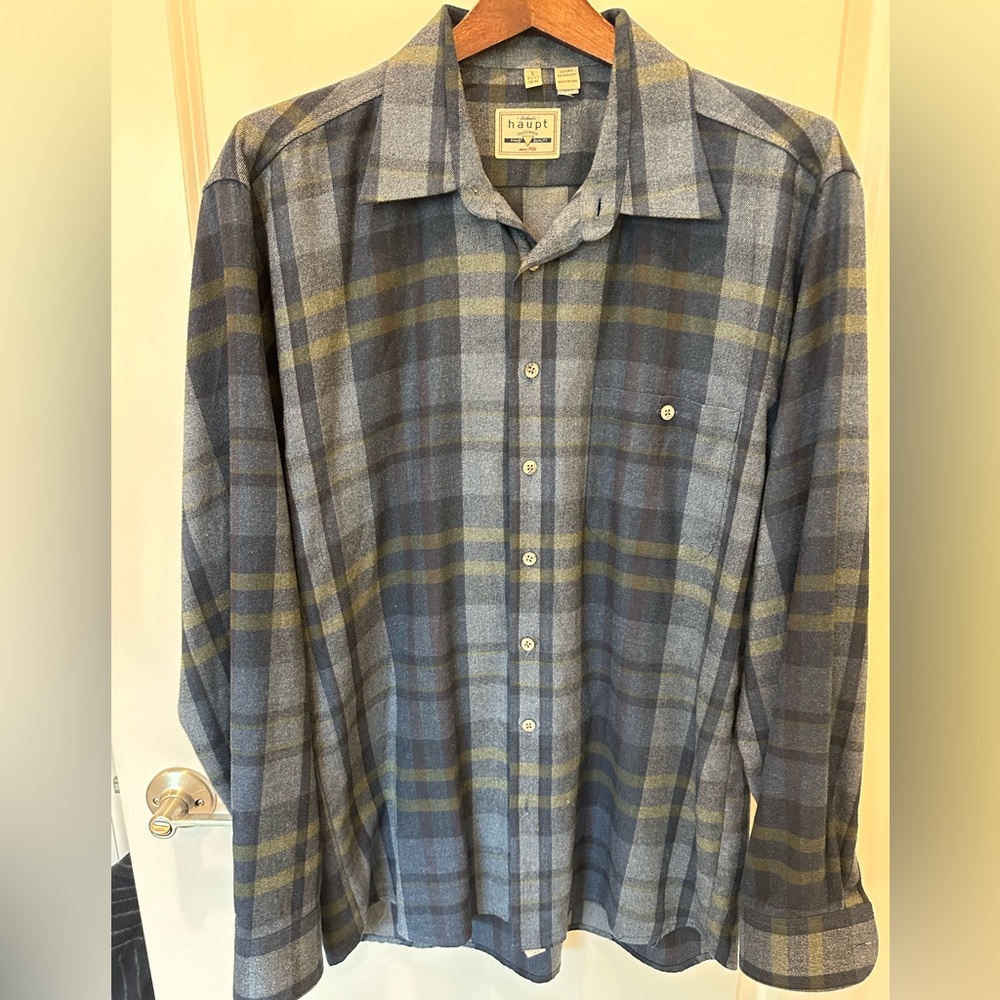 Beautiful men’s flannel plaid shirt